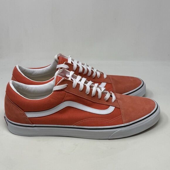 Vans Old Skool Color Theory Skate Shoes Mens 15 Auburn Orange Suede Canvas - Picture 1 of 14